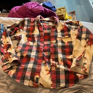 Custom made vintage Abercrombie flannel